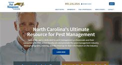 Desktop Screenshot of ncpestmanagement.org